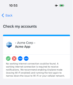 Guide to Troubleshoot feature in Duo Mobile on iOS