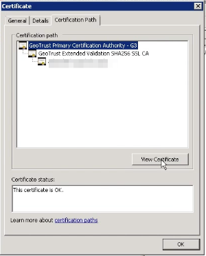 How do I export a complete issuing certificate chain for LDAPS