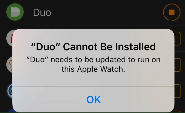 How Do I Resolve The Apple Watch Error Duo Cannot Be Installed