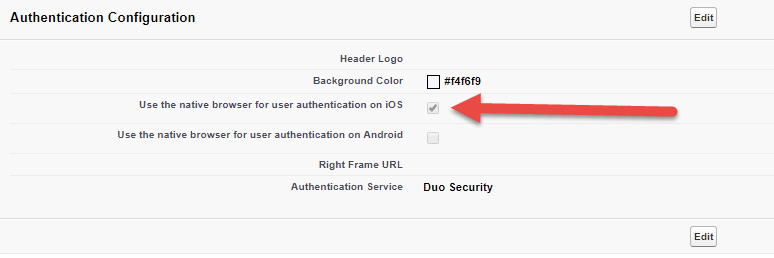 Why might Salesforce not detect my iOS device as a Trusted Endpoint?