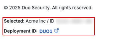 What is my Account ID and where is it located in the Duo Admin Panel?