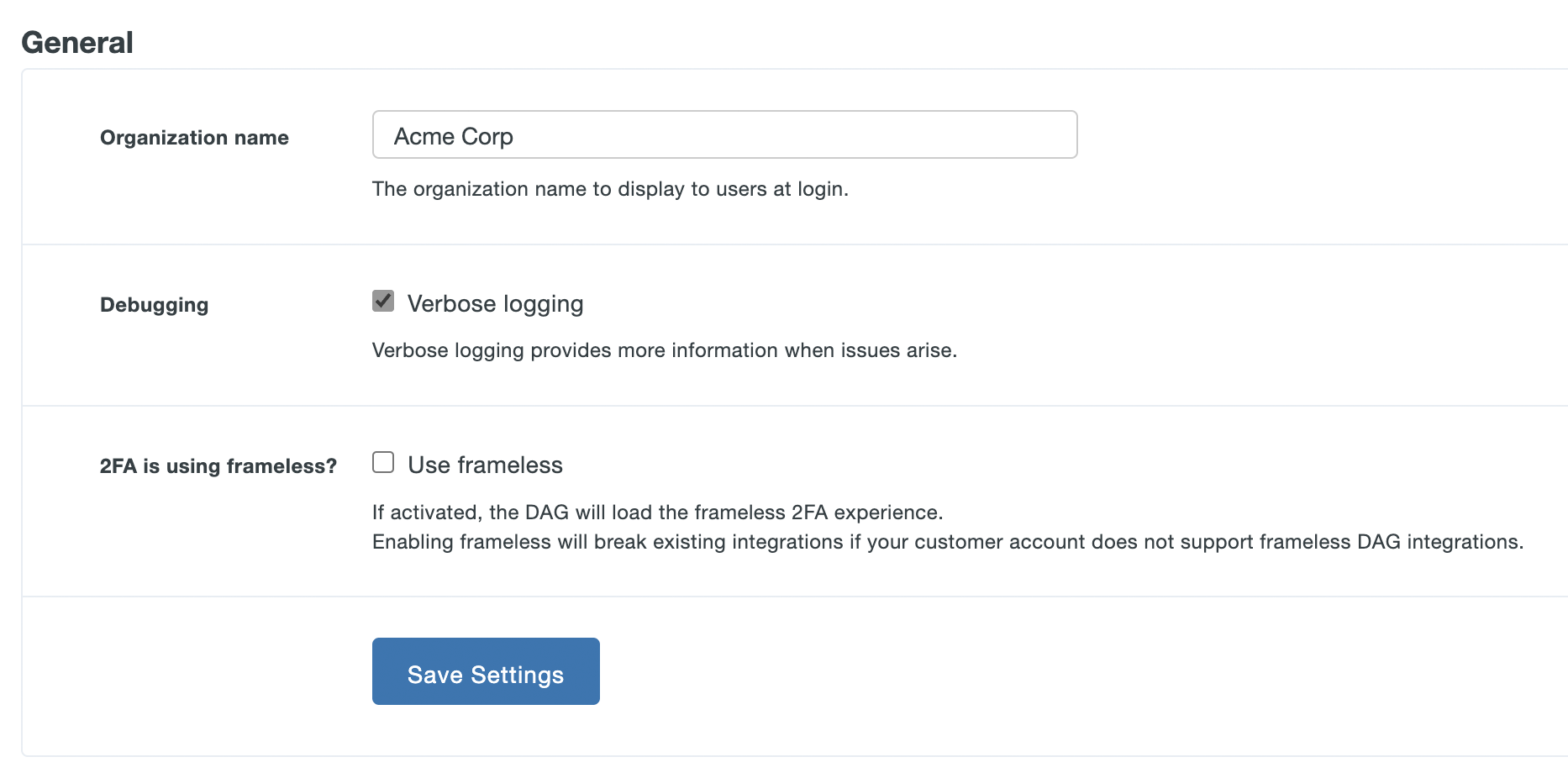 How do I enable Duo Universal Prompt for a Duo Access Gateway SAML ...