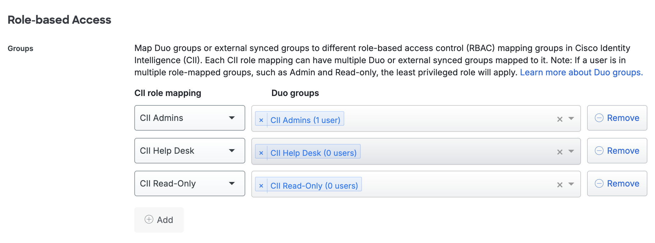 Can I add users synced from external directories as members of the CII ...