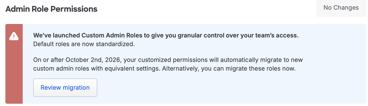 Guide to Migrating from Admin Role Permissions to Custom Admin Roles